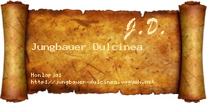 Jungbauer Dulcinea névjegykártya